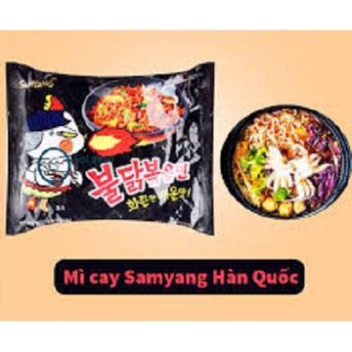 Mỳ Cay Hàn Quốc Samyang Gói 140gr Cay Cấp Độ 3 💝FREE SHIP💝 Mì Cay Hàn Quốc Nhập Khẩu Ăn Vặt Siêu Cay Siêu Ngon