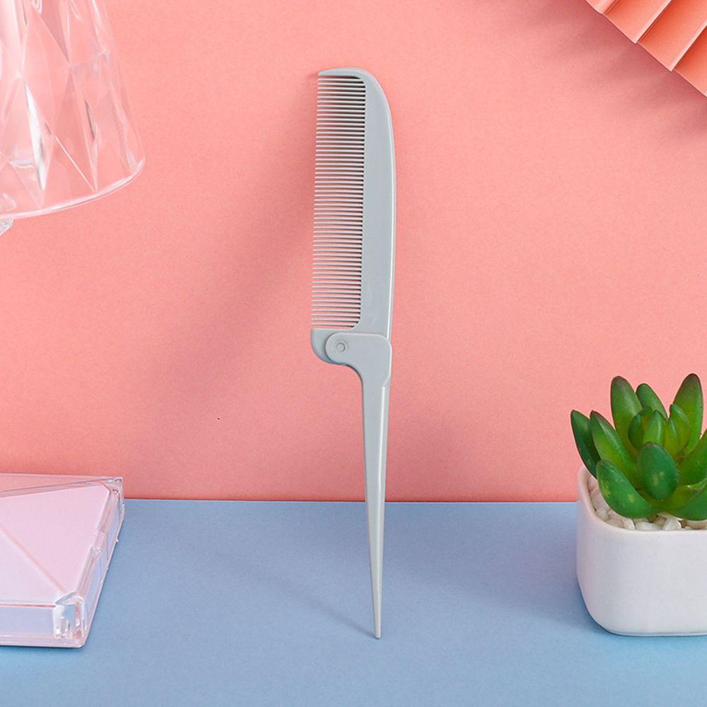Lược Gấp Chải Tóc Massage Da Đầu Bằng Nhựa Tiện Lợi Dành Cho Salon Làm Tóc