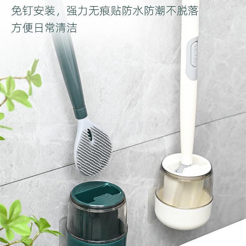 Cọ bồn cầu silicon, chà toilet nhà vệ sinh cao cấp