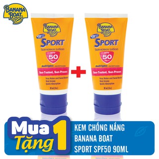 Combo 2 Kem Banana Boat Chống Nắng Thể Thao SPF50 90ML