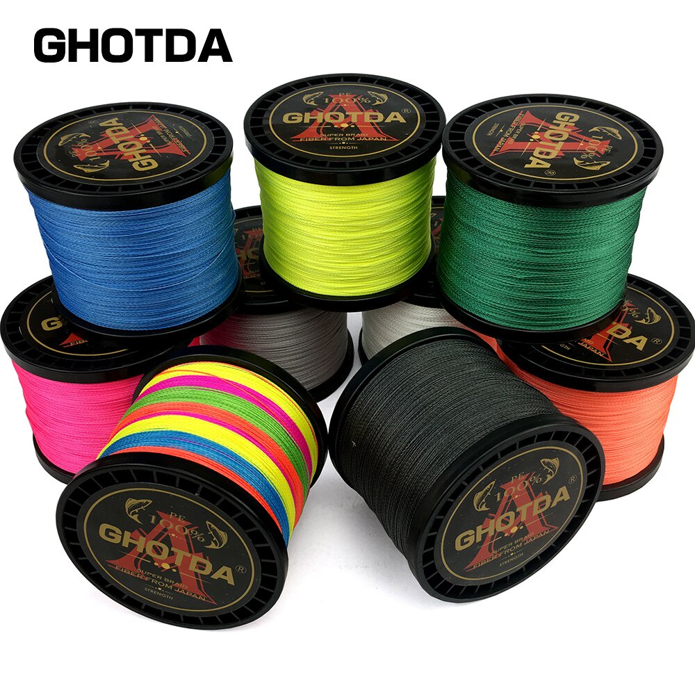 Gohotda Cuộn Dây Câu Cá 8 / 4 Sợi pe Bện Chất Lượng Cao