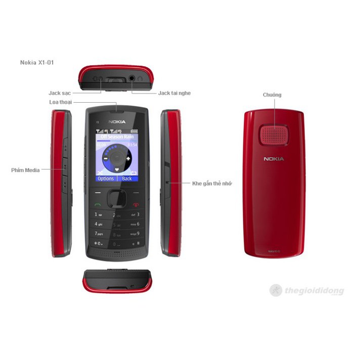 Điện thoại Nokia X1-01 -CHÍNH HÃNG ZIN | BigBuy360 - bigbuy360.vn
