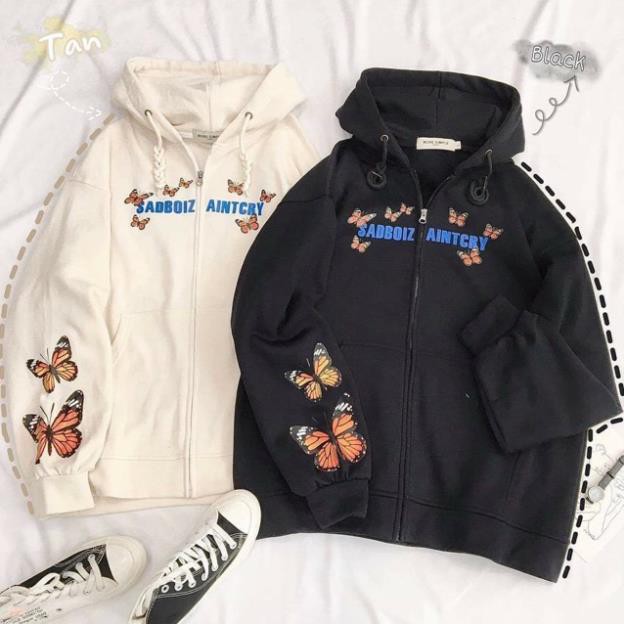 [Bán Chạy] Áo Khoác Hoodie Dây Kéo Form Rộng POXY Ulzzang (ẢNH THẬT) | BigBuy360 - bigbuy360.vn