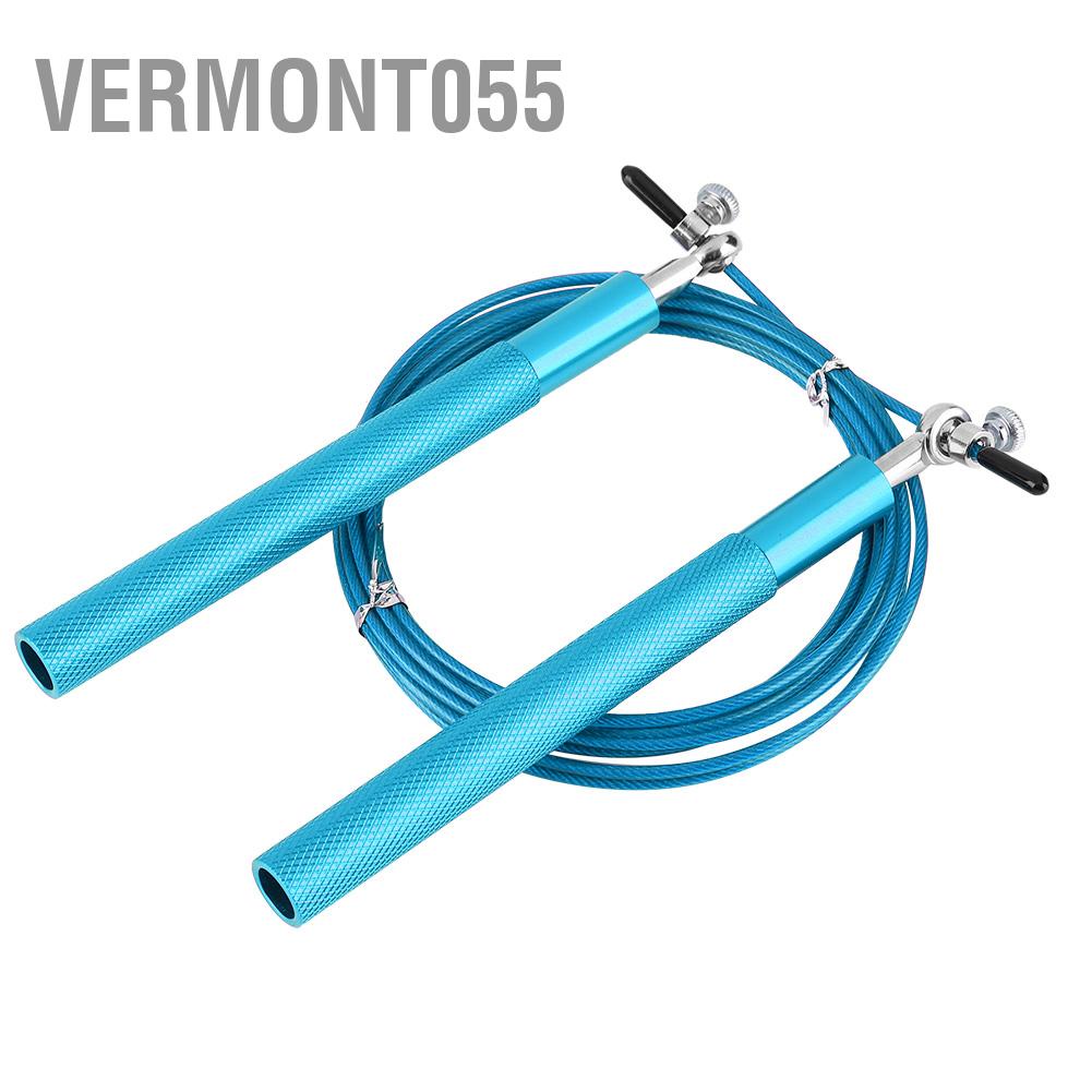 Vermont055 Aluminium Alloy Handle Speed Jump Skipping Rope Sports Training Equipment