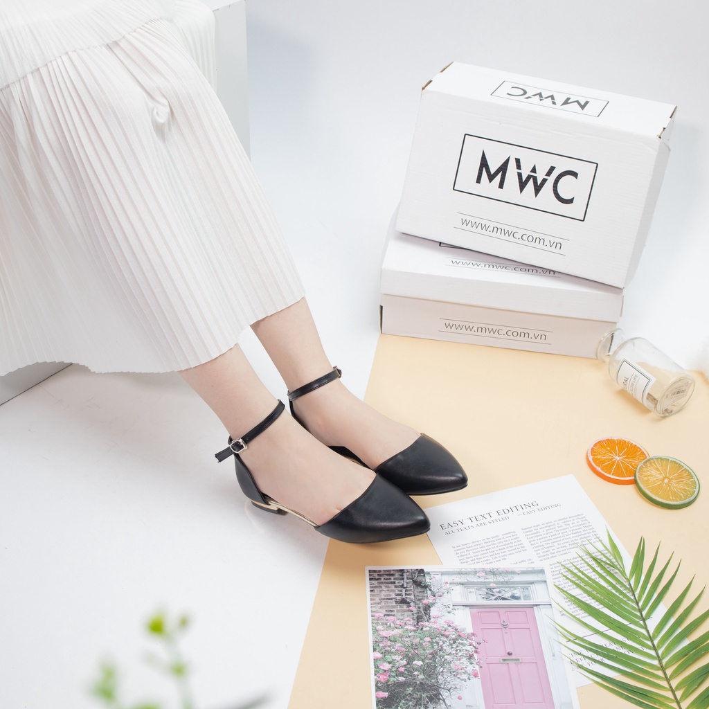 Giày Búp Bê Nữ MWC Đế Bệt Basic Thanh Lịch  NUBB - 2173