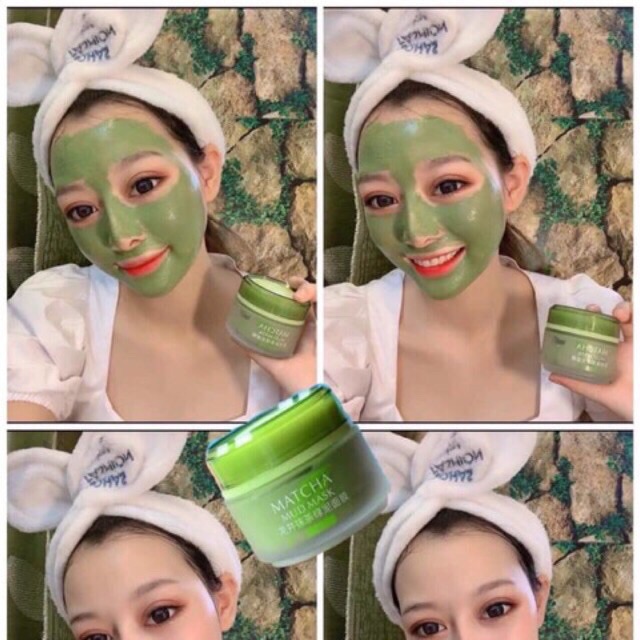 Mặt nạ bùn trà xanh Matcha Laikou | Thế Giới Skin Care