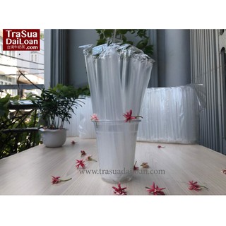 Ống hút trân châu trong - có màng bọc