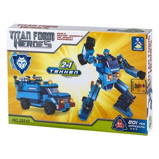 Robot biến hình (2 trong 1) Ausini 25510 (201 mảnh ghép)