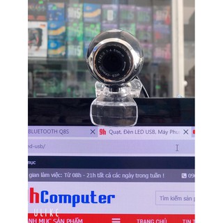 Webcam tròn chân kẹp có mic 720p hd