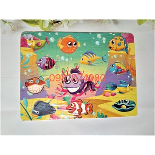 Chọn mẫu tự chụp - Ghép hình Puzzle 24 mảnh - 40 mảnh - 60 mảnh phát triển tư duy