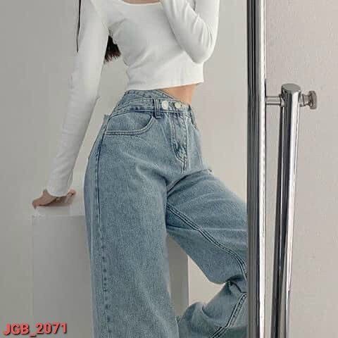 [M2071] Quần Jean Nữ Ống Suông Dài  dáng đẹp Chất jean dày dặn miền mại Xưỡng may LT77 | BigBuy360 - bigbuy360.vn