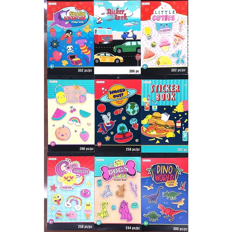 CHỌN MẪU Sticker bóc dán thông mình hàng xuất dư cao cấp cho bé vui chơi sáng tạo