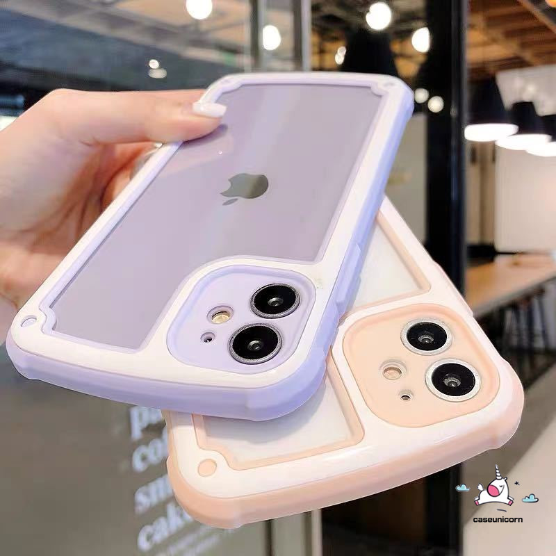 Ốp lưng chống sốc màu sắc ngọt ngào cho Iphone 11 / 7 / 8 / 6 / 6s Plus / X / Xr / Xs Max / 11pro Max/13 Pro Max