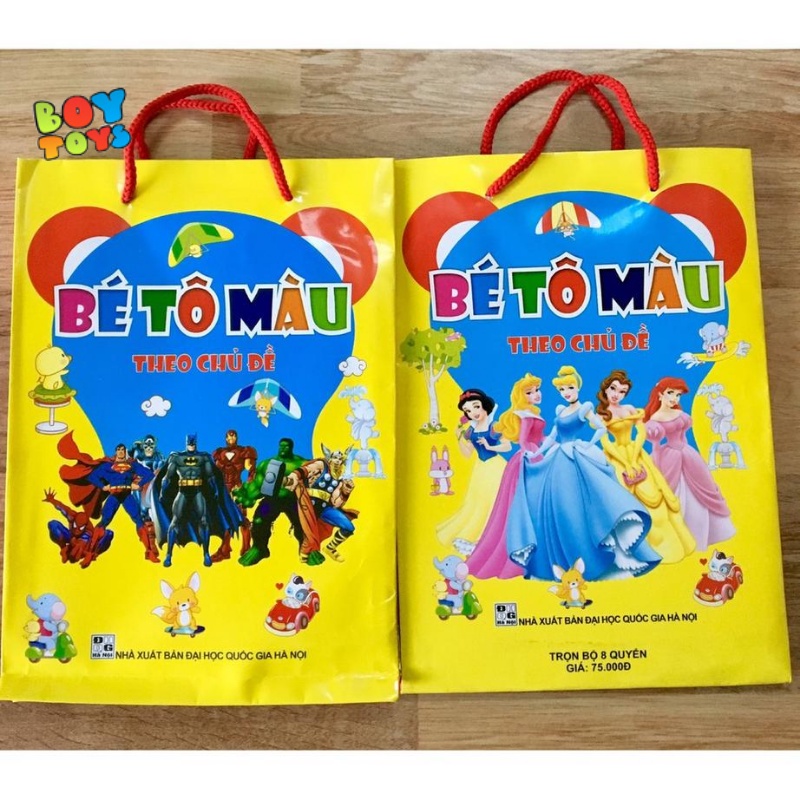 Set 8 đồ chơi tô màu cho bé thỏa sức sáng tạo