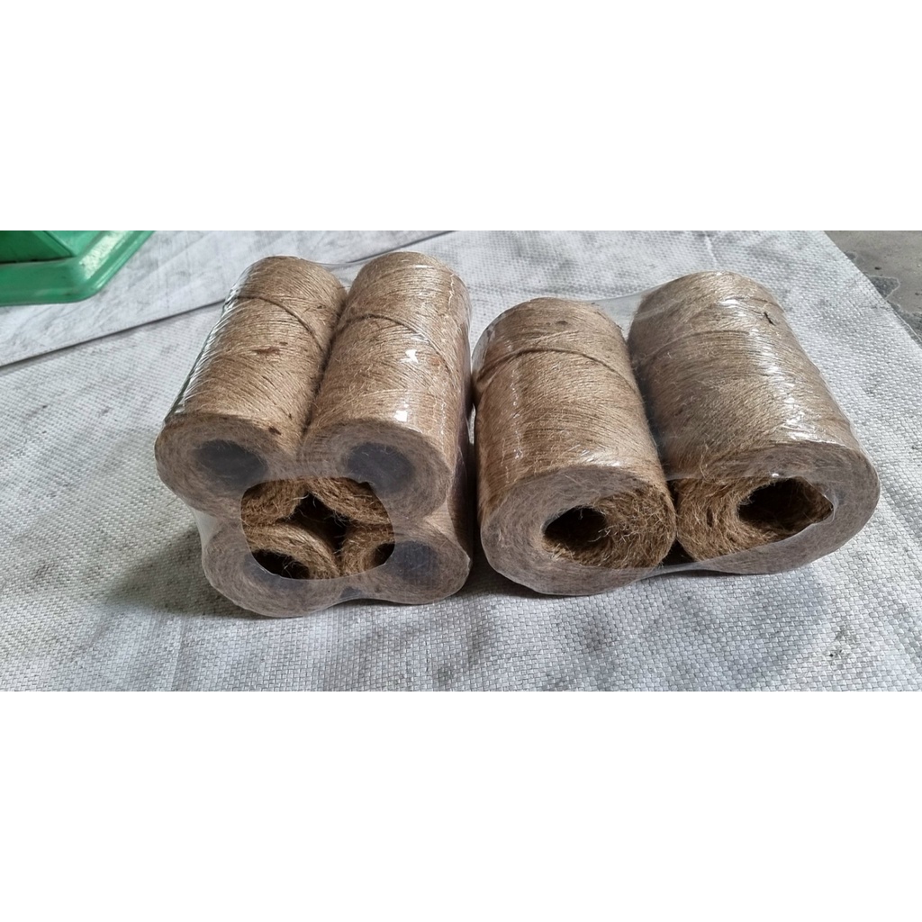 COMBO 4 cuộn dây thừng trang trí, dây thừng gai, bố 220 mét