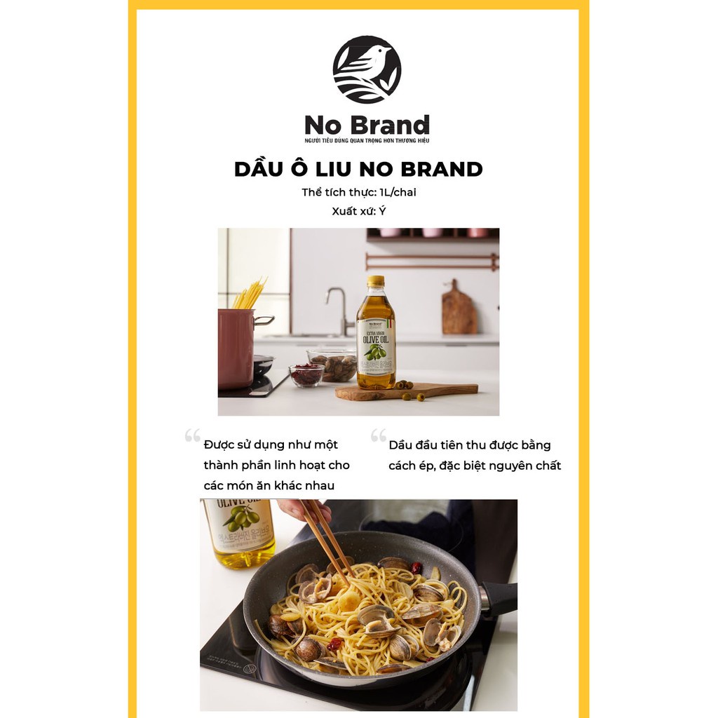 Dầu Olive No Brand Chai 1 Lít