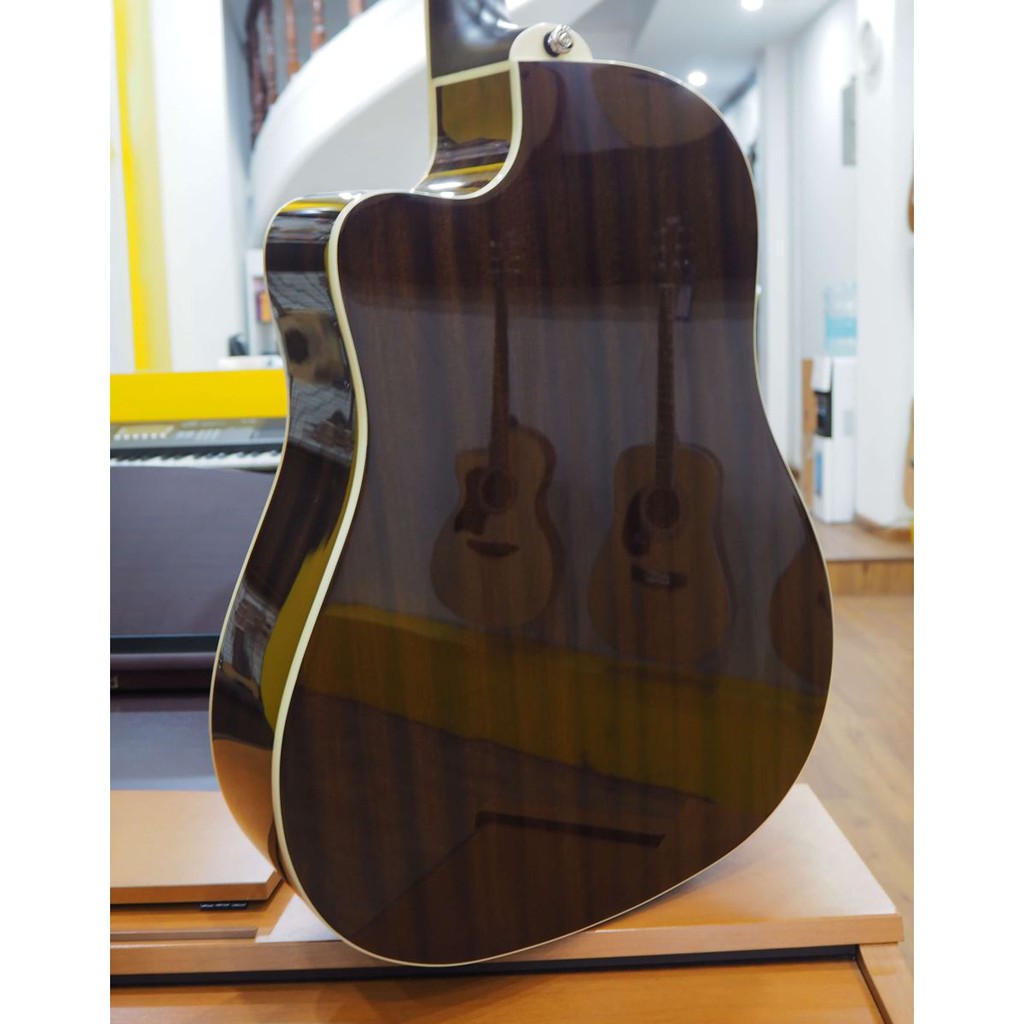 Đàn Guitar Acoustic EQ Epiphone AJ220SCE - Màu Sunburst (Chính Hãng Full Box 100%)