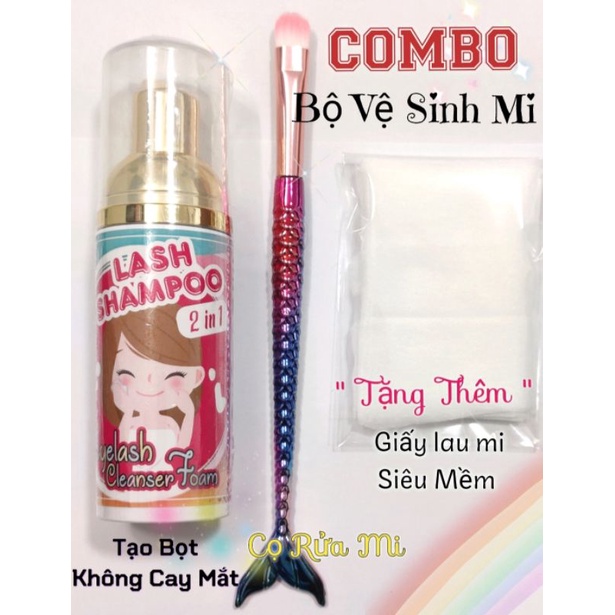 Bộ Vệ Sinh Mi Không Cay + Tặng Cọ và Giấy lau siêu mềm