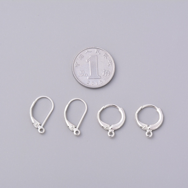 █diy゜ S925 Bạc●Móc Khóa Hình Chữ D Bằng Bạc Sterling 925 Thời Trang Đơn Giản