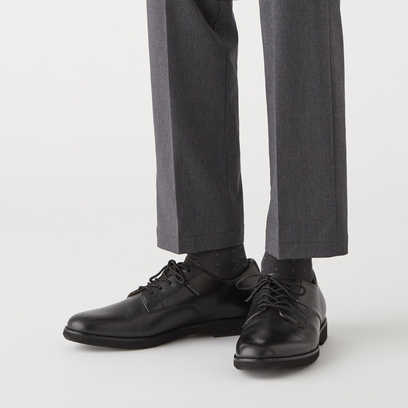 Muji Tất Công Sở Ôm 90 Độ Kiểu Chấm Bi