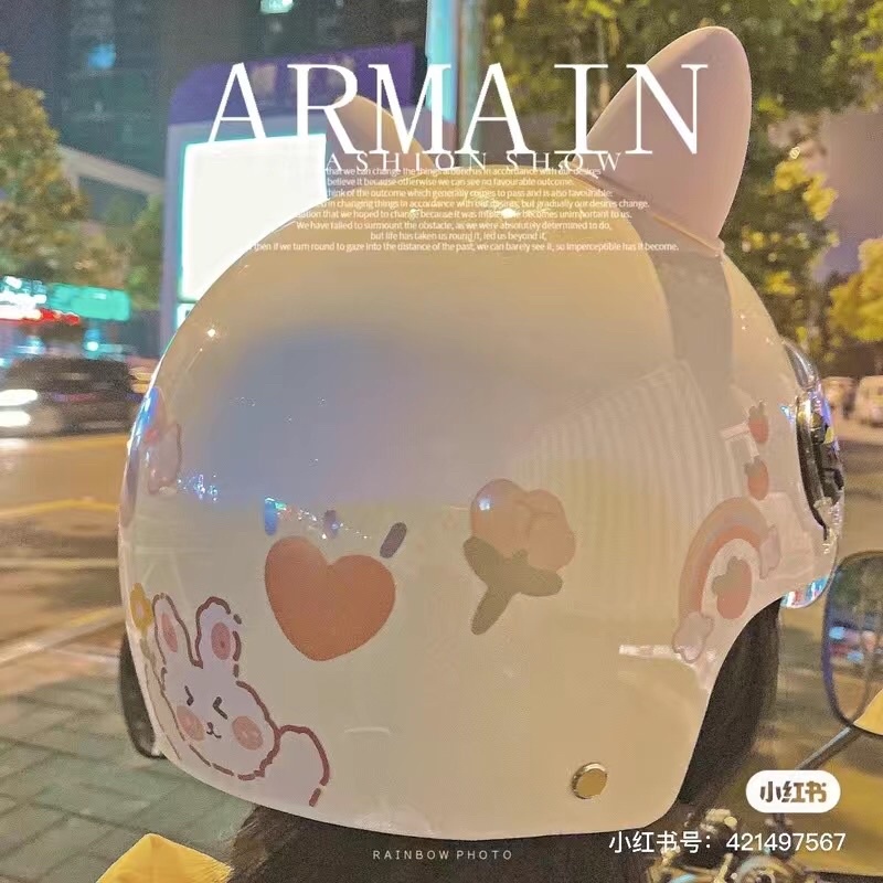 Mũ bảo hiểm tai mèo cute cực hot