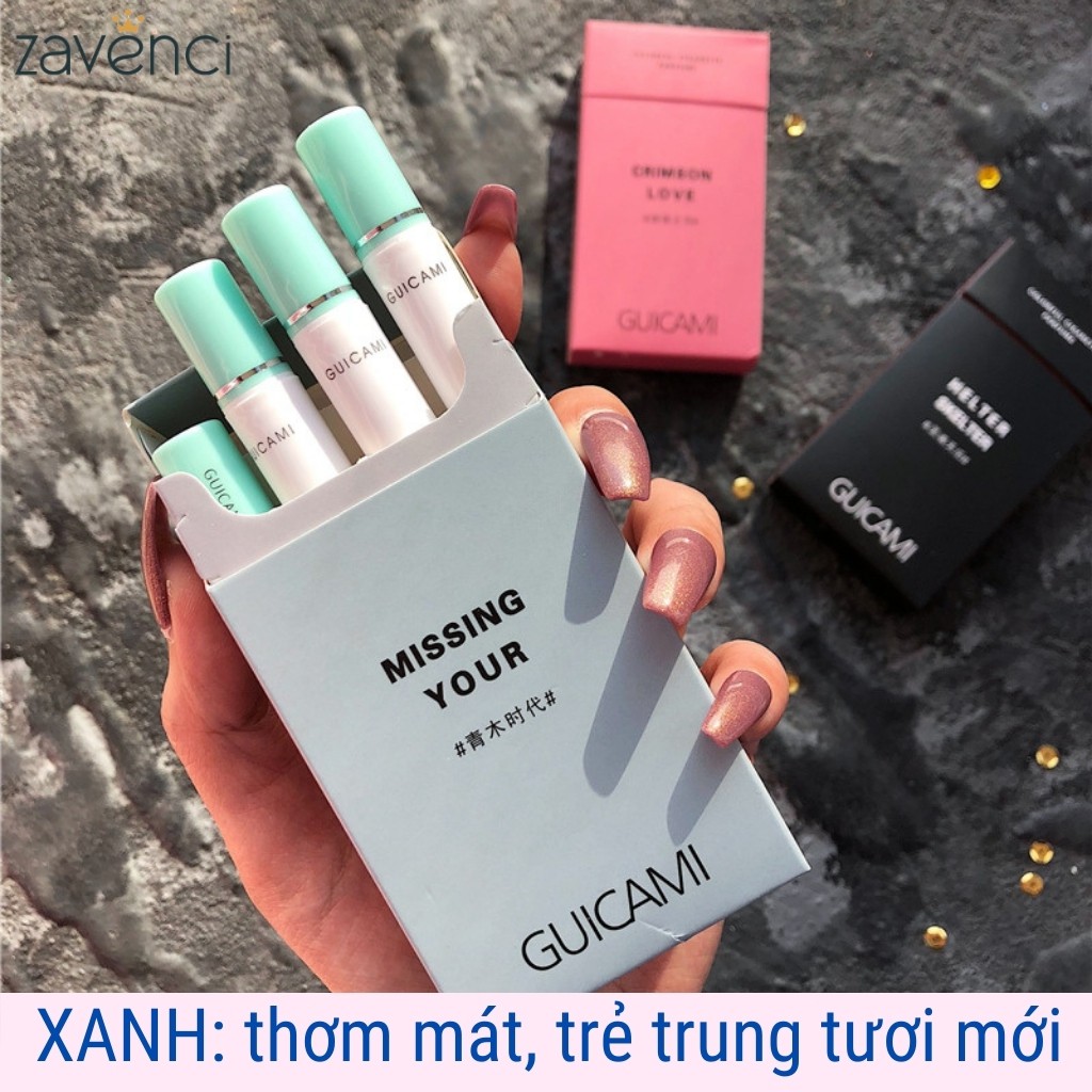 Nước Hoa Guicami Mini Thuốc Lá Cao Cấp ( Set 4 Chai ) | Thế Giới Skin Care