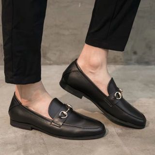 Giầy lười nam🤩FreeShip đơn 250k💥 Giầy lười da nam, giầy lười nam khóa vàng chất đẹp