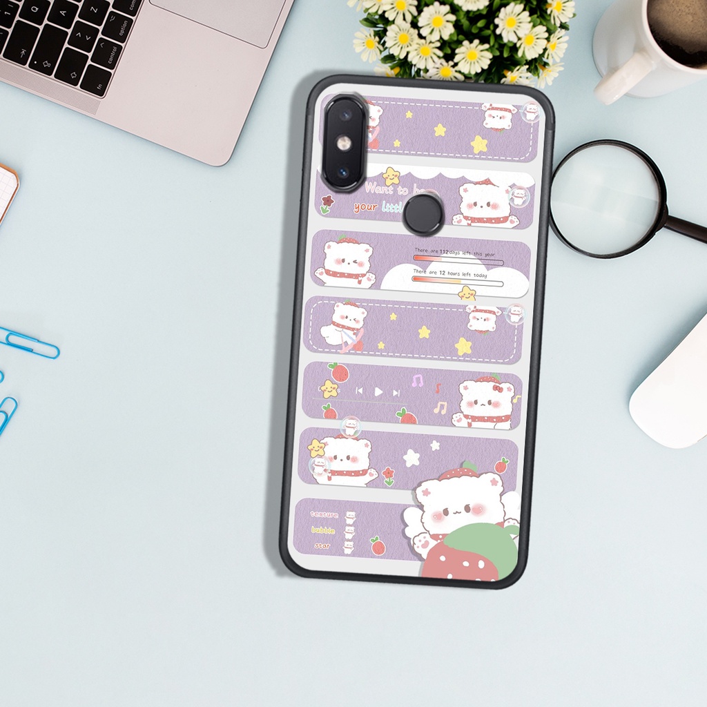 Ốp Lưng Xiaomi MI 8 - MI 8SE , In Hình Sinh Động, Dễ Thương, Màu Sắc Cá Tính..
