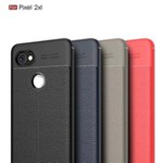 Pixel 2 xl ốp lưng lt armor vân da chống vân tay xanh đen