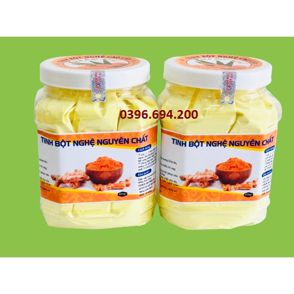 500gr Tinh Bột Nghệ Thủ Công Nguyên Chất Lọc Tinh Dầu Dùng Uống Cho Người Đau Dạ Dày, Phụ Nữ Sau Sinh, Đắp Mặt Nạ Đẹp Da