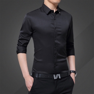 Xả 49K Áo sơ mi giá rẻ hàn quốc cao cấp nam trơn trẻ trung FLASHBACKS AD05