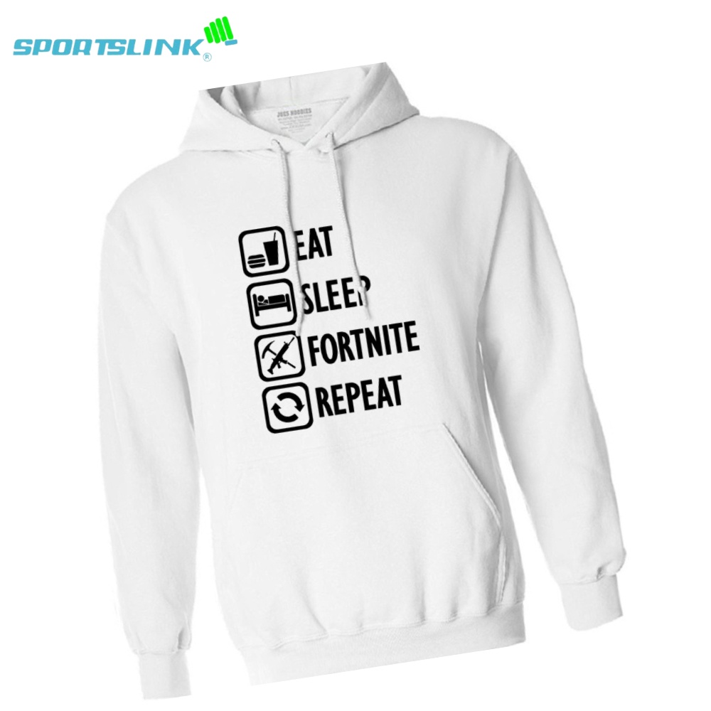 Áo khoác thể thao hoodie Sportslink cao cấp a0097 trắng