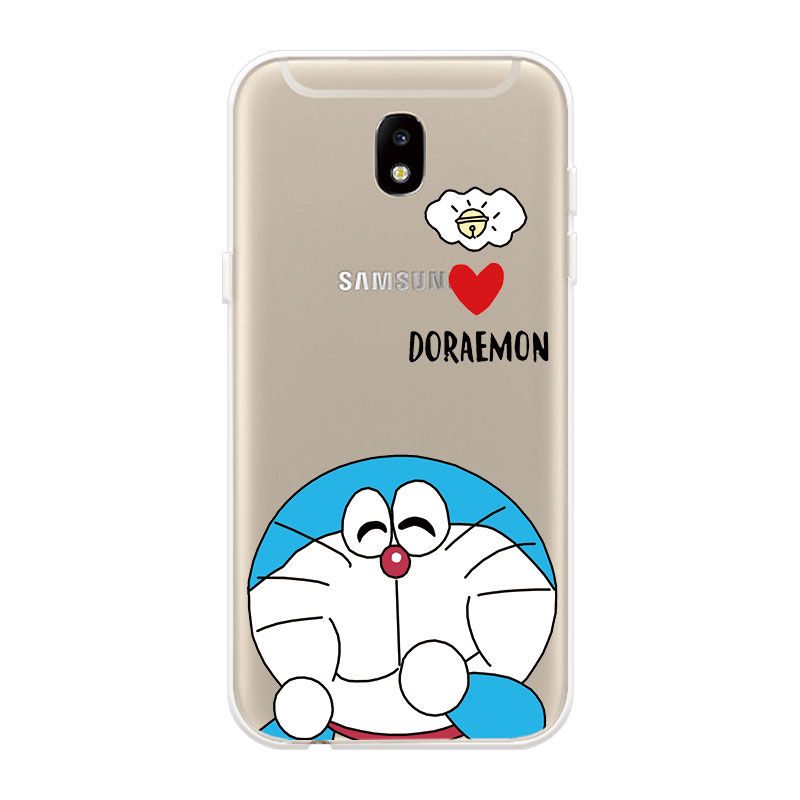 Ốp Lưng Samsung Galaxy J3 Pro J5 Pro J7 Pro 2017 TPU mềm Case Doraemon Two