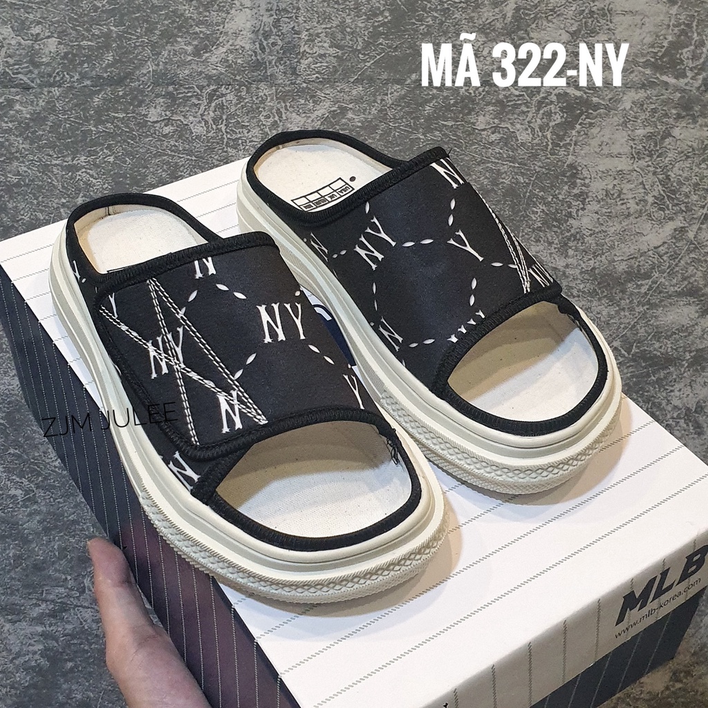 Dép nữ quai ngang đế cao 322-NY cao cấp - Dép ulzzang nịnh chân