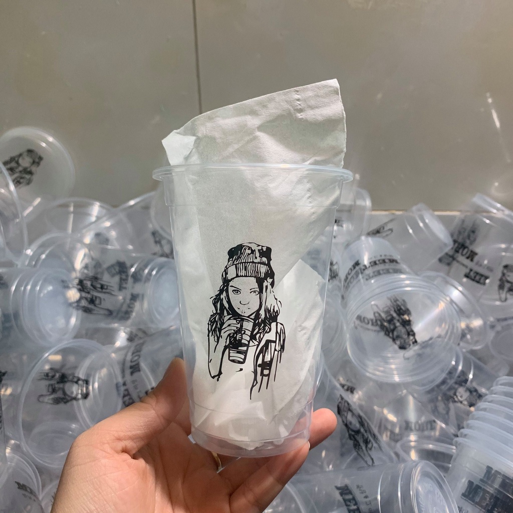 1 THÙNG Ly nhựa PP 500ml, 700ml 1000 CÁI - NHẬN IN THEO YÊU CẦU