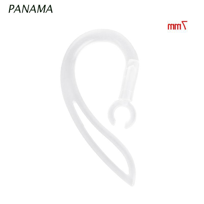 Set 1/2 kẹp vòng móc tai silicon mềm trong suốt đeo tai nghe Bluetooth 7mm