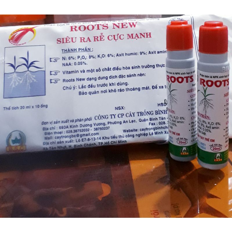 ROOTS NEW – SIÊU RA RỄ CỰC MẠNH CHO CÂY TRỒNG - HUMIC ACID ĐẬM ĐẶC - PHÂN BÓN LÁ SINH HỌC