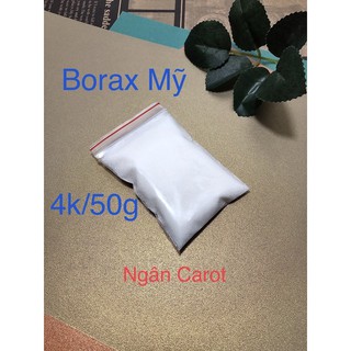 Borax mỹ 4k/50g - nguyên liệu làm slime
