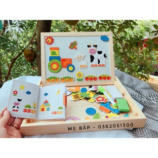 Bảng nam châm ghép hình