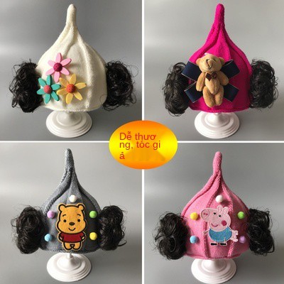 Phiên bản Hàn Quốc của em bé, mũ, 0-12 tháng, trẻ 1-2 tuổi mùa xuân và mùa thu, mùa đông, ấm áp, áo len