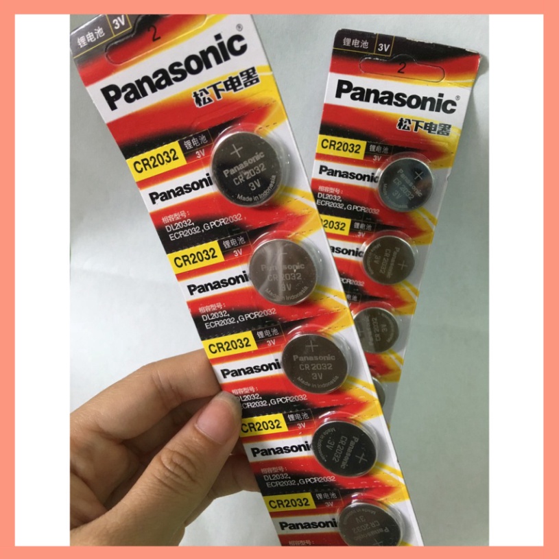 Pin Khuy Cúc Áo Panasonic CR2032 - CR2025 - CR2016 - CR1632 - CR1620 - CR1616 - CR1220 - CR2450 3V Lithium