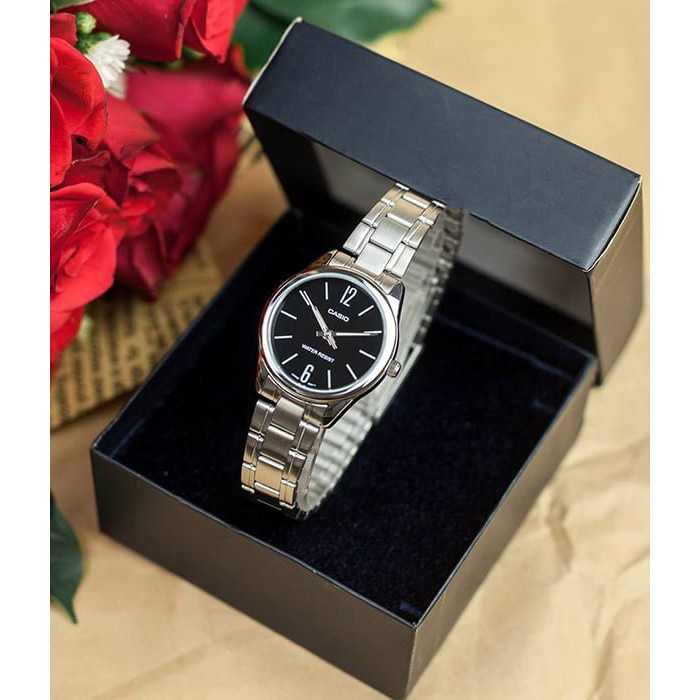 Đồng hồ nữ dây kim loại Casio Anh Khuê LTP-V005D-1BUDF