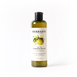 Dầu gội bưởi & Bồ Kết Herbario giảm rụng tóc, phục hồi tóc 270ml