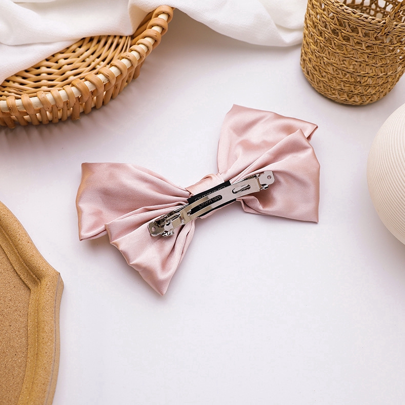 Kẹp Tóc Hình Nơ Màu Sắc Ngọt Ngào Phong Cách Hàn Quốc Dễ Thương Cho Nữ