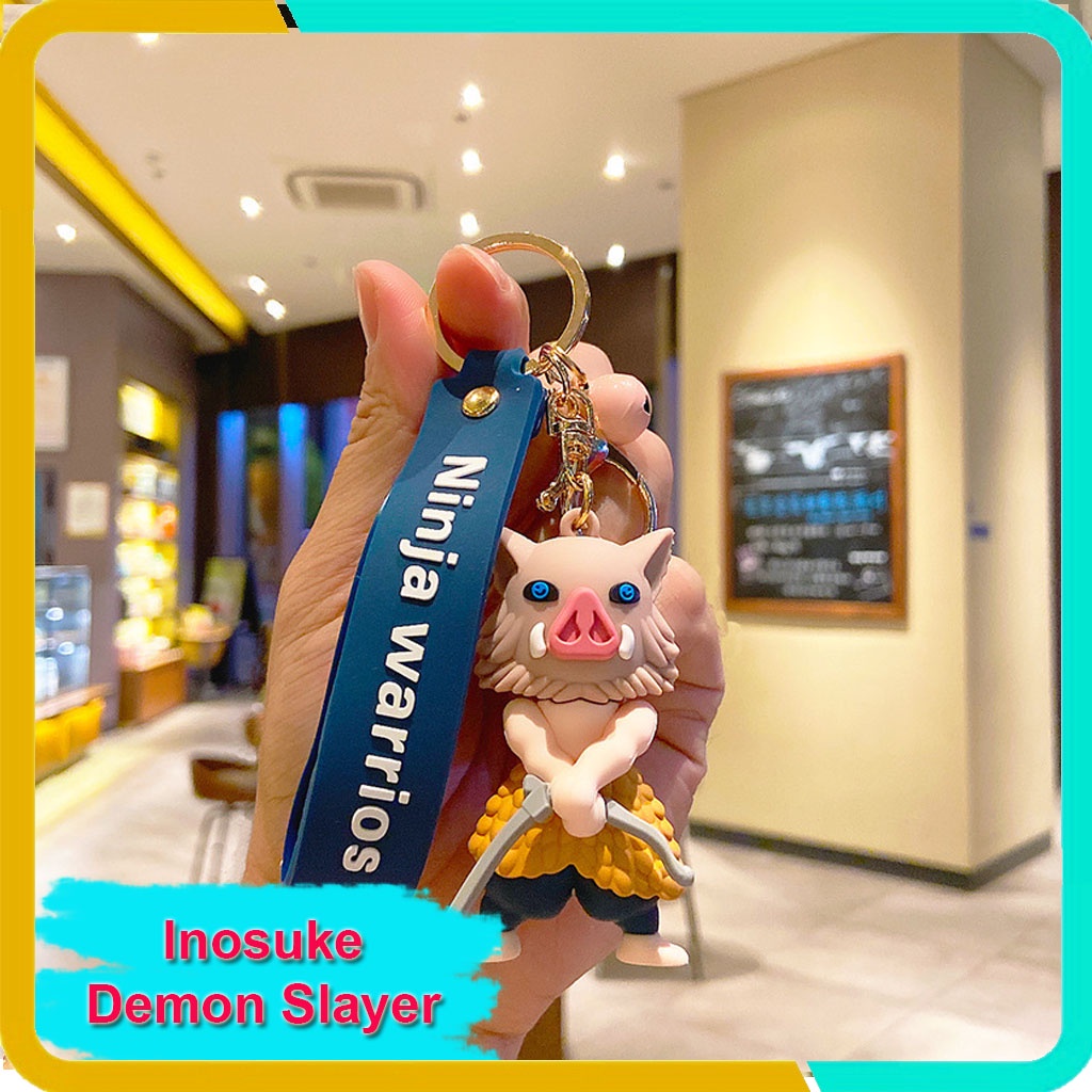 Móc Khóa Hoạt Hình Demon Slayer, Móc Treo Trên Balo, Túi Xách, Hàng Cao Cấp KP02