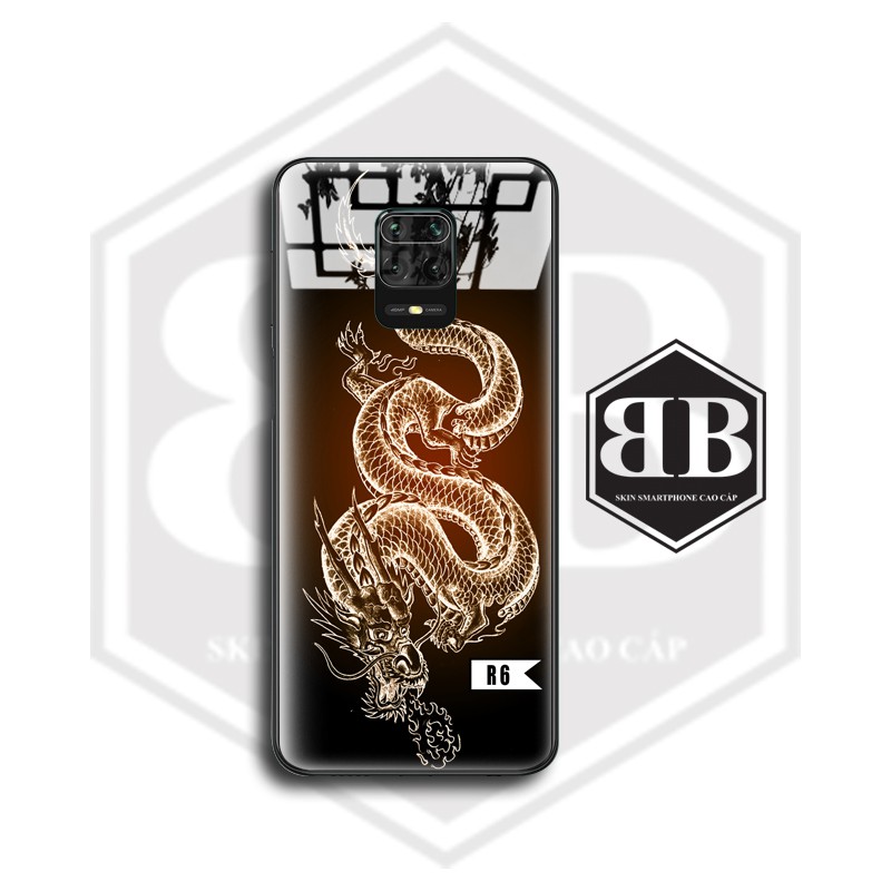 Ốp lưng kính cường lực Xiaomi Redmi Note 10 CC9 Pro / Redmi K20 Mi 9T / Mi CC9 Mi A3 Lite / Note 9 Pro Max hình rồng | BigBuy360 - bigbuy360.vn