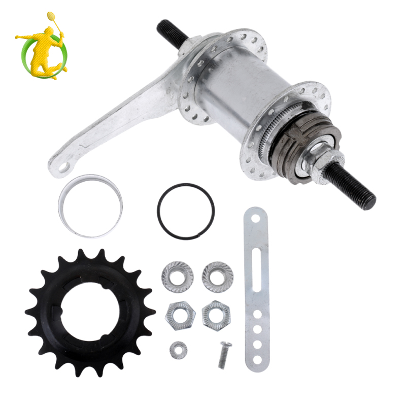 [Fitness]Stainless Steel Bicycle Bike Coaster Brake Rear Hub 36 Holes Fixed/Free Gear