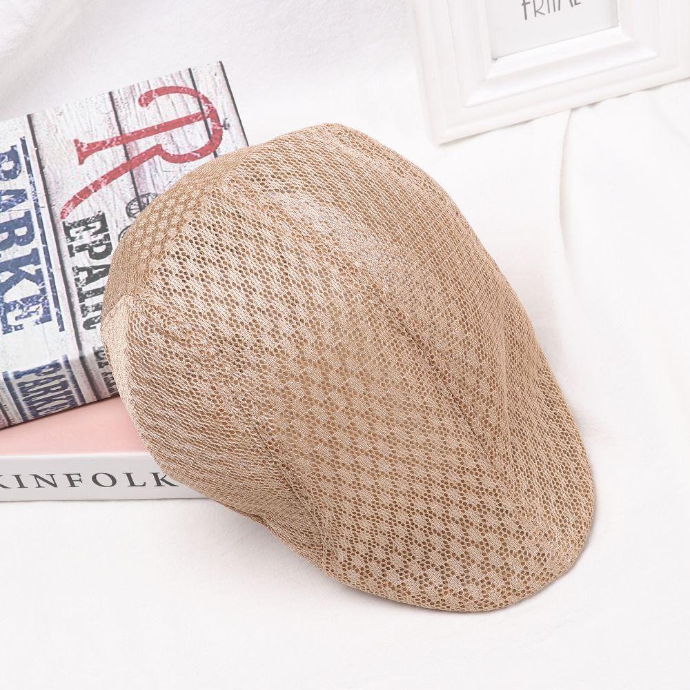 Mũ Beret ROWANS Phối Lưới Có Thể Điều Chỉnh Dành Cho Nam Nữ