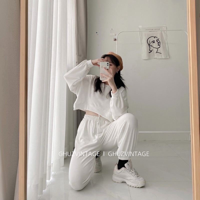 Set thể thao chất nỉ da cá (ảnh thật, có sẵn) | BigBuy360 - bigbuy360.vn