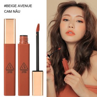 Son 3CE CLOUD LIP TINT BEIGE AVENUE (màu cam đất)